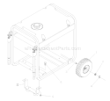 Part Location Diagram of 195686GS Briggs and Stratton Assembly Support